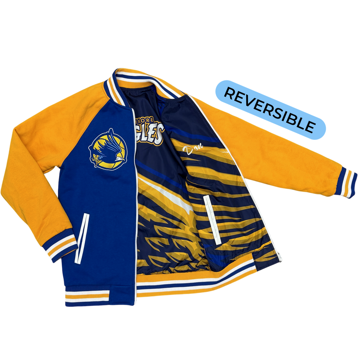 NULABEL Reversible Varsity Jacket リバーシブル