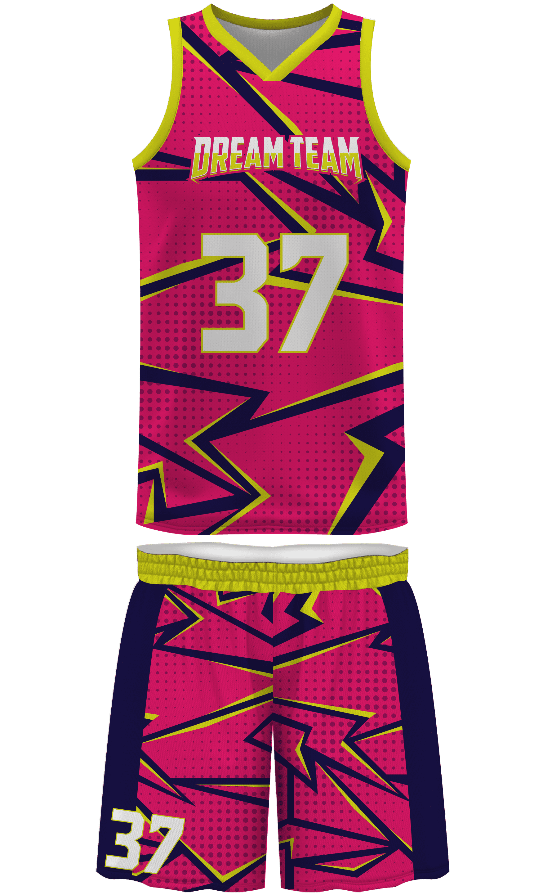 Custom Basketball Uniforms Design Code 205 – Branded Originals