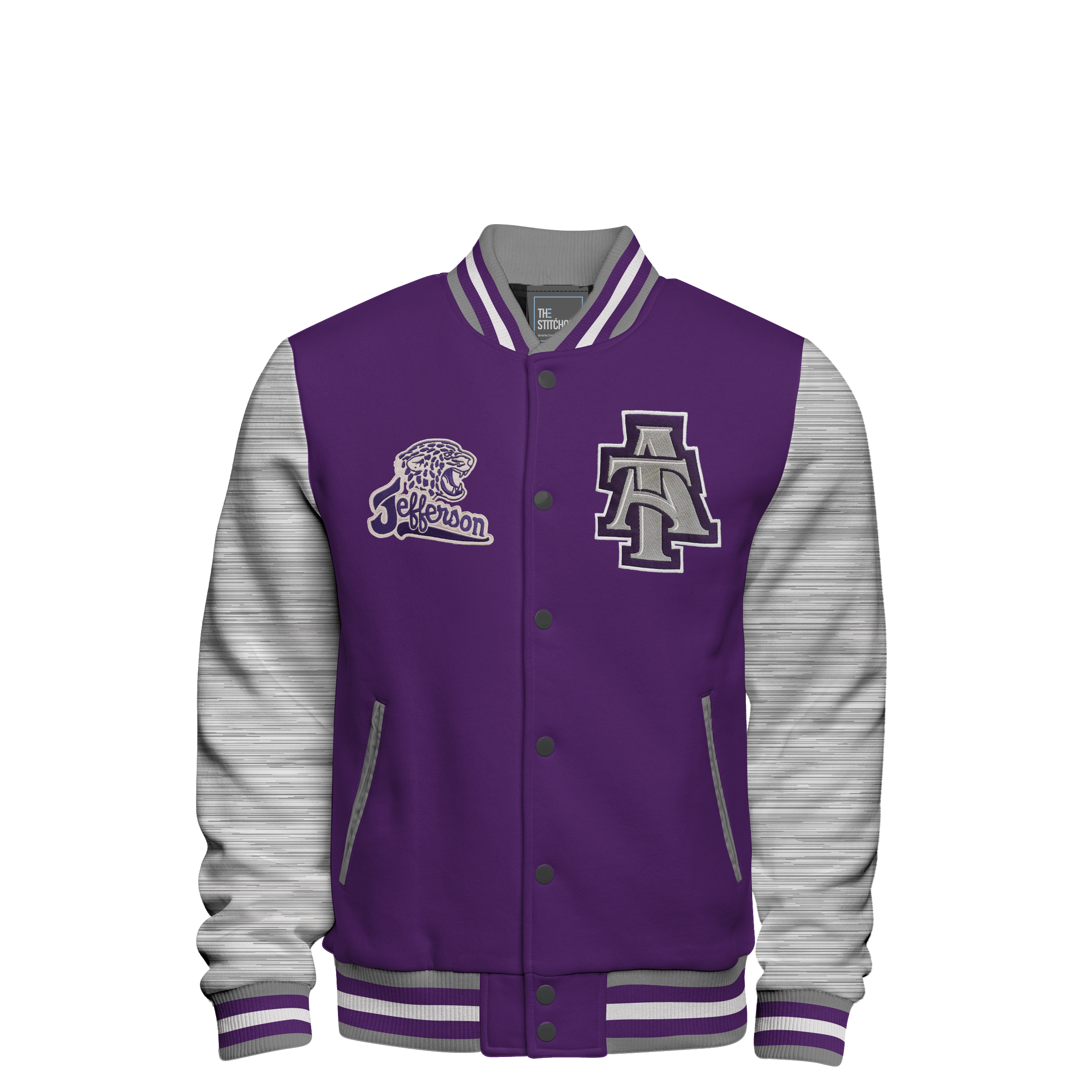 Cotton Fleece Varsity Jacket With No Lining – Branded