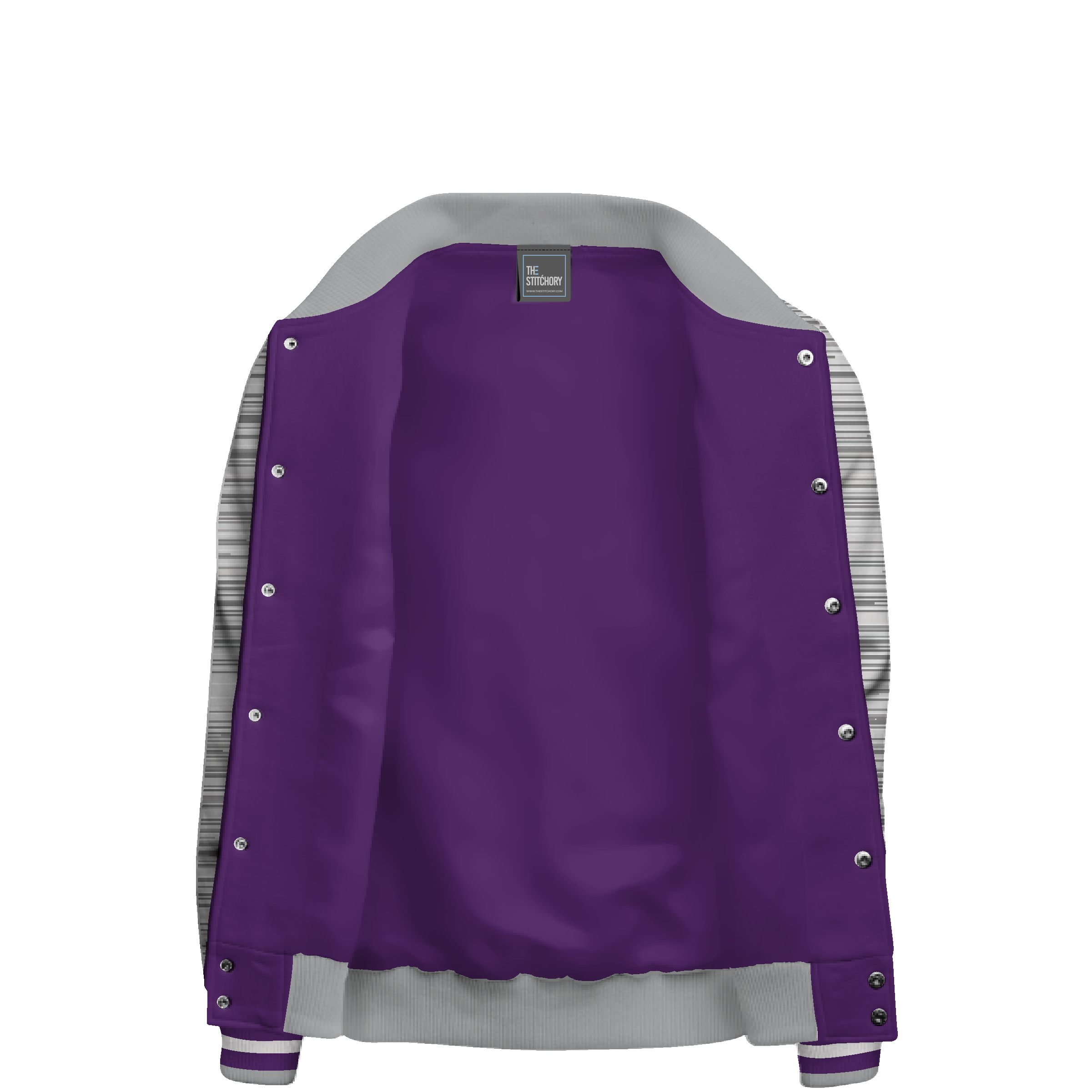 Cotton Fleece Varsity Jacket With No Lining – Branded Cotton Fleece Varsity Jacket With No Lining – Branded