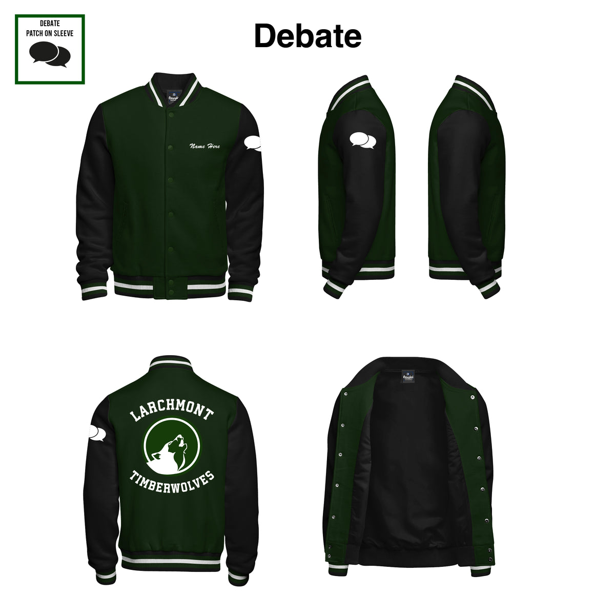 LFP Cotton Varsity Jacket DEBATE – Branded Originals